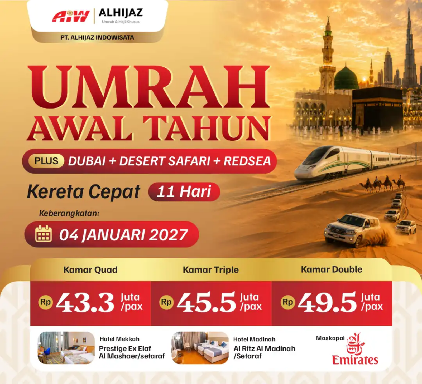 paket-umroh-plus-dubai-awal-tahun-2027-terpercaya-alhijaz