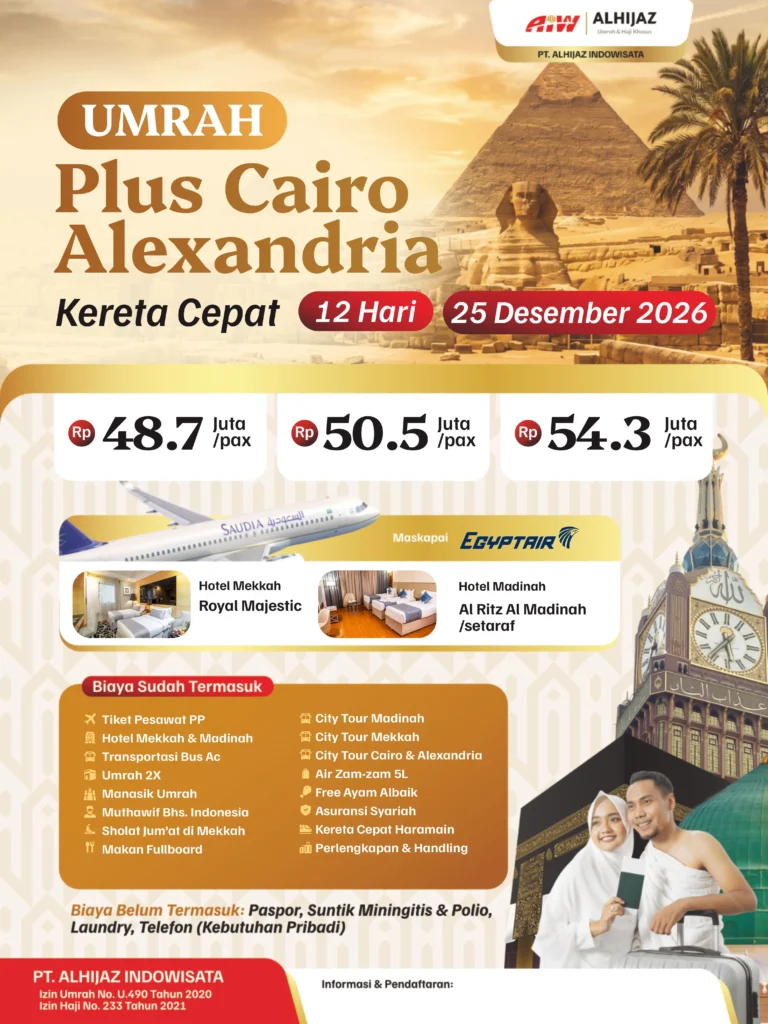 harga paket umroh plus Mesir