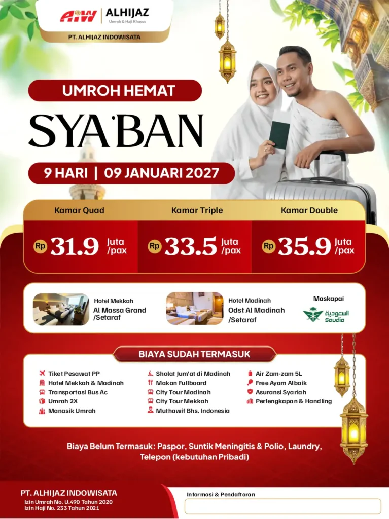harga paket umroh promo