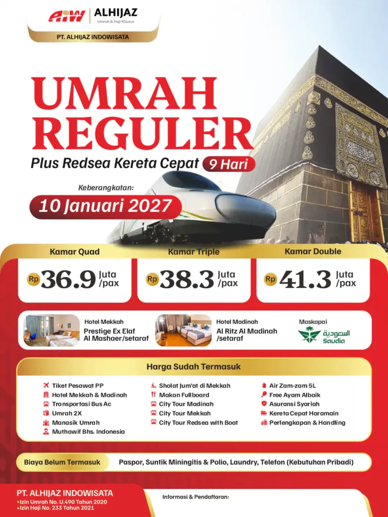 harga paket umroh reguler